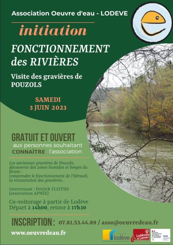 formation fonctionnement des rivières