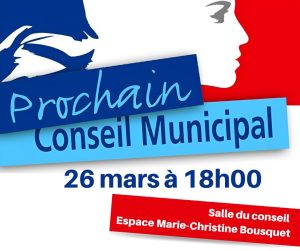 Conseil Municipal 26 mars