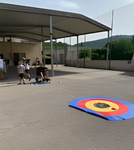 Le nouveau préau de l'école élémentaire Prémerlet