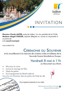 Cérémonie du 8 mai 2026